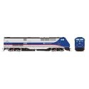 GE P32AC-DM - Standard DC -- Metro-North 222 (silver, blue, red), HO, Rapido Trains Inc 85013