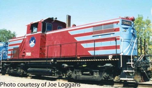 Alco C415 - Standard DC -- Burlington Junction 702 (maroon, blue), HO, Bowser Manufacturing Co. 60567