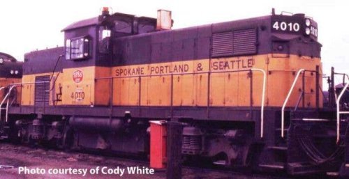 Alco C415 - Standard DC -- Burlington Northern 4010 (Restencilled, Ex-SP&S, yellow, Pullman Green), HO, Bowser Manufacturing Co.