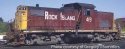 Alco C415 - Standard DC -- Rock Island 420 (maroon, yellow), HO, Bowser Manufacturing Co. 60557