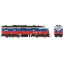 EMD FL9 - Standard DC -- Metro North 2020 (red, blue, silver), HO, Rapido Trains Inc 14071