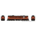 EMD SD7 High Nose - Standard DC -- Bessemer & Lake Erie 451 (Early, orange, black), HO, Rapido Trains Inc 50201