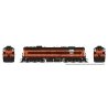 EMD SD7 High Nose - Standard DC -- Bessemer & Lake Erie 451 (Early, orange, black), HO, Rapido Trains Inc 50201