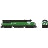 GE U25B Low Hood - Standard DC -- Burlington Northern 5423 (Cascade Green, black, white), HO, Rapido Trains Inc 35036