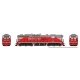 EMD SD9 High Nose - Standard DC -- Chicago, Burlington & Quincy 834 (Chinese Red, gray, white), HO, Rapido Trains Inc 50223
