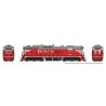 EMD SD9 High Nose - Standard DC -- Chicago, Burlington & Quincy 834 (Chinese Red, gray, white), HO, Rapido Trains Inc 50223