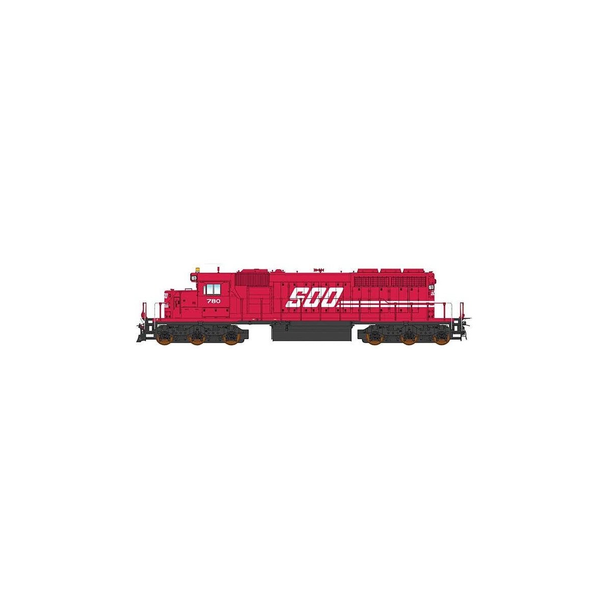 EMD SD40-2 w/DCC -- Soo Line (1990s red, white, Parallelogram Logo), HO, Intermountain Railway Company 49373