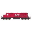 EMD SD40-2 w/DCC -- Soo Line (1990s red, white, Parallelogram Logo), HO, Intermountain Railway Company 49373