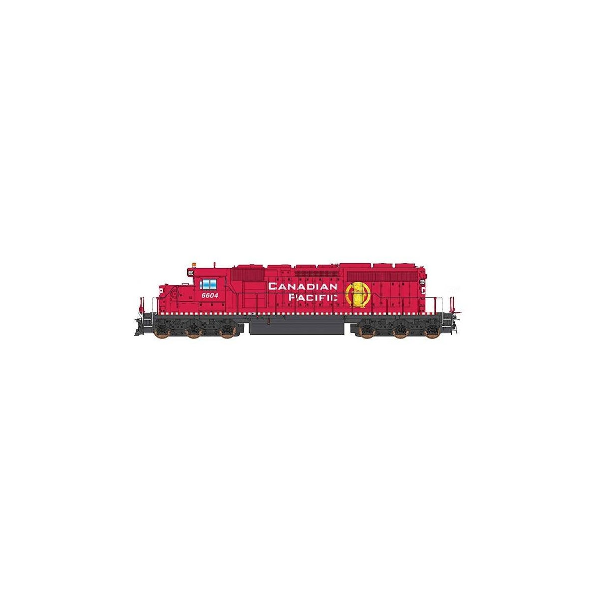 EMD SD40-2 w/DCC -- Canadian Pacific (Candy Apple Red, white, Golden Beaver Logo), HO, Intermountain Railway Company 49377