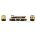 EMD SW9 - Standard DC -- Erie-Lackawanna 437 (gray, maroon, yellow), HO, Rapido Trains Inc 27080