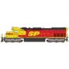 EMD SD40T-2 Tunnel Motor w/DCC -- Southern Pacific (SPSF Merger Scheme, red, yellow, black), HO, Intermountain Railway Company 4