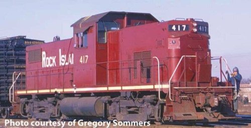 Alco C415 - Standard DC -- Rock Island 417 (maroon, white), HO, Bowser Manufacturing Co. 60561