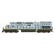 EMD SD40T-2 Tunnel Motor w/DCC -- Buffalo & Pittsburgh (ex-KCS Patch, gray, yellow), HO, Intermountain Railway Company 49436
