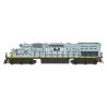 EMD SD40T-2 Tunnel Motor w/DCC -- Buffalo & Pittsburgh (ex-KCS Patch, gray, yellow), HO, Intermountain Railway Company 49436
