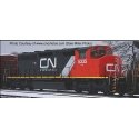 GMD SD40-2W - Standard DC -- Canadian National 5335 (black, red, white, Website Noodle Logo), HO, Bowser Manufacturing Co. 25385