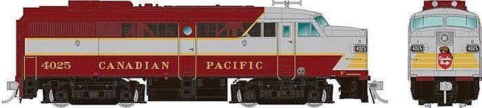 Alco FA1 - Standard DC -- Canadian Pacific 4010 (maroon, gray, Block Lettering), HO, Rapido Trains Inc 37006