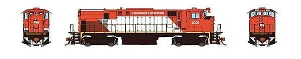 Montreal Locomotive Works MLW M420 - Standard DC -- Providence & Worcester 2001 (As-Delivered, red, white), HO, Rapido Trains In