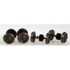 Replacement Geared Nickel Silver Wheelsets for Walthers/Roco Diesels - H0 - Walthers 53-25516