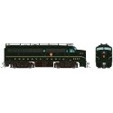 Alco FA1 - Standard DC -- Pennsylvania Railroad 9605 (Single Stripe, Brunswick Green), HO, Rapido Trains Inc 37034
