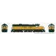 EMD SD9 Low Nose - Standard DC -- Chicago & North Western 6614 (yellow, green), HO, Rapido Trains Inc 50221