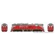 EMD SD9 High Nose - Standard DC -- Chicago, Burlington & Quincy 831 (Chinese Red, gray, white), HO, Rapido Trains Inc 50222