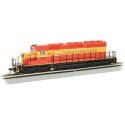 EMD SD40-2 - DCC -- Florida East Coast 714 (Heritage, red, yellow, black), HO, Bachmann Industries 60918