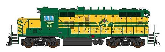 Paducah GP10 w/DCC -- Carlton Trail CTRW (yellow, green), HO, Intermountain Railway Company 49820