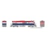 Montreal Locomotive Works MLW M420 - Standard DC -- British Columbia Railway 642 (red, white, blue), HO, Rapido Trains Inc 33035