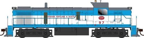 Alco RS3 - Standard DC -- Spokane, Portland & Seattle 97 (Experimental Scheme, blue, white, gray, red, HO, Bowser Manufacturing 