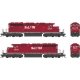 GMD SD40-2 - Standard DC - Executive Line -- St. Lawrence & Hudson 5615 (red, white, black), HO, Bowser Manufacturing Co. 25342