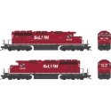 GMD SD40-2 - Standard DC - Executive Line -- St. Lawrence & Hudson 5615 (red, white, black), HO, Bowser Manufacturing Co. 25342