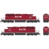 GMD SD40-2 - Standard DC - Executive Line -- St. Lawrence & Hudson 5615 (red, white, black), HO, Bowser Manufacturing Co. 25342