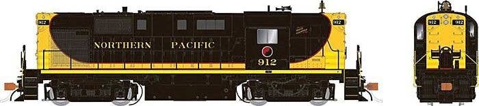 Alco RS11 - Standard DC -- Northern Pacific 913 (As-Delivered, black, yellow), HO, Rapido Trains Inc 31081