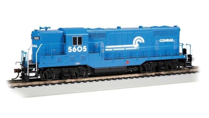 EMD GP7 - Standard DC -- Conrail 5605 (blue, white), HO, Bachmann Industries 69103