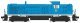 Alco RS3 Phase I - Standard DC -- Boston & Maine 1546 (blue, white), HO, Bowser Manufacturing Co. 25519