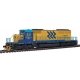 EMD SD40-2 w/LokSound & DCC -- Ontario Northland (yellow, blue, Chevron Markings), HO, Intermountain Railway Company 49343S
