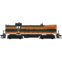 Alco RS3 Phase I - Standard DC -- Great Northern 220 (Omaha Orange, Pullman Green, yellow), HO, Bowser Manufacturing Co. 25531