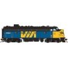 GMD FP7 - Standard DC -- Via Rail Canada 1416 (blue, yellow, black), HO, Rapido Trains Inc 222036