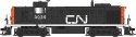 Alco RS3 - Standard DC -- Canadian National 3035 (black, red, white, Large Noodle Logo), HO, Bowser Manufacturing Co. 25251