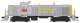 Alco RS3 Phase I - Standard DC -- Louisville & Nashville 250 (gray, yellow, red), HO, Bowser Manufacturing Co. 25540
