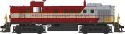 Alco RS3 - Standard DC -- Canadian Pacific 8449 (maroon, gray, yellow, Block Lettering), HO, Bowser Manufacturing Co. 25262