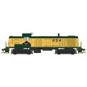 Alco RS3 Phase I - Standard DC -- Reading 494 (yellow, green, black), HO, Bowser Manufacturing Co. 25567