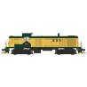 Alco RS3 Phase I - Standard DC -- Reading 494 (yellow, green, black), HO, Bowser Manufacturing Co. 25567