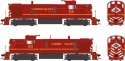Alco RS3 Phase 3 - Standard DC -- Lehigh Valley 212 (Ex-PRR Final Scheme, Cornell Red, yellow, white, black), HO, Bowser Manufac