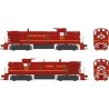 Alco RS3 Phase 3 - Standard DC -- Lehigh Valley 212 (Ex-PRR Final Scheme, Cornell Red, yellow, white, black), HO, Bowser Manufac