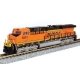 GE ES44AC GEVO - DCC -- BNSF Railway 5801 (orange, black, Wedge Logo), N, Kato USA Inc 1768952DCC