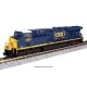 GE ES44AC GEVO - DCC -- CSX 5329 (blue, yellow, Boxcar Logo), N, Kato USA Inc 1768949DCC