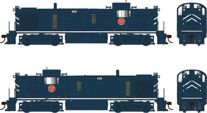 Alco RS3 Phase 3 - Standard DC -- Missouri Pacific 999 (Jenks Blue, white, Buzz Saw Logo), HO, Bowser Manufacturing Co. 25212