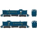 Alco RS3 Phase 3 - Standard DC -- Norfolk & Western 2554 (Ex-NKP, blue, yellow, Hamburger Logo), HO, Bowser Manufacturing Co. 25