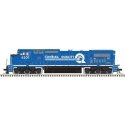GE Dash 8-40CW - Standard DC - Master(R) Silver -- Conrail 6220 (blue, white, black, Quality Logo), HO, Atlas Model Railroad Co.